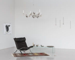 Konstverk av medlemmarna i LOD Metallformgivning på VIDA Museum & Konsthall.