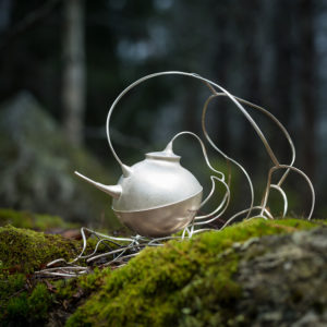 Korpus av Petronella Eriksson, guld- och silversmed på LOD Metallformgivning. Foto: Christian Habetzeder.
