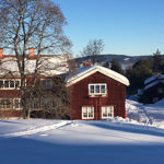 Vy över Sätergläntan – institutet för slöjd och hantverk.